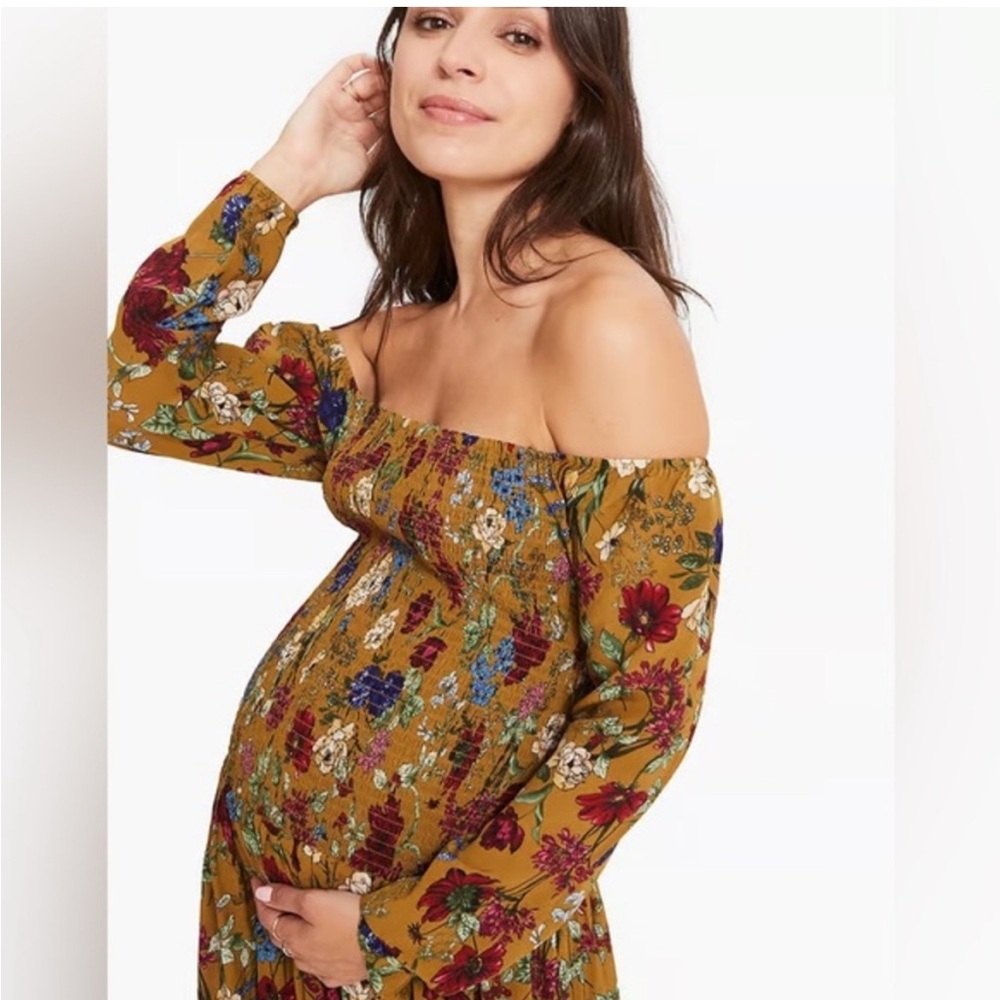 Hatch Floral Midi Dress - Multicolor - Picture 7 of 7